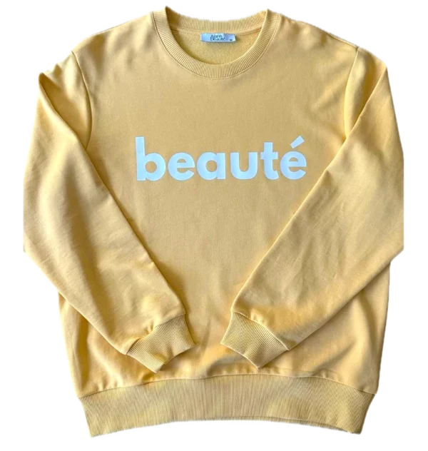 Beaute JauneBlanc Sweatshirt